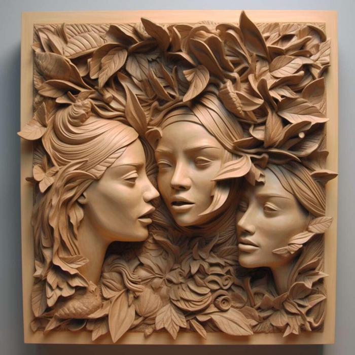 نموذج ثلاثي الأبعاد لآلة CNC 3D Art 